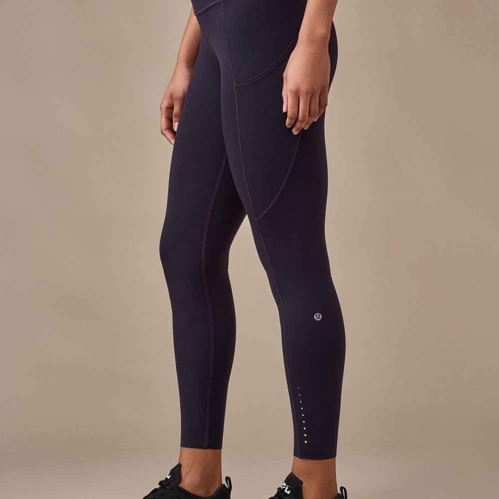 Lululemon Black Fast & Free 7/8 Tight (Nulux 25")